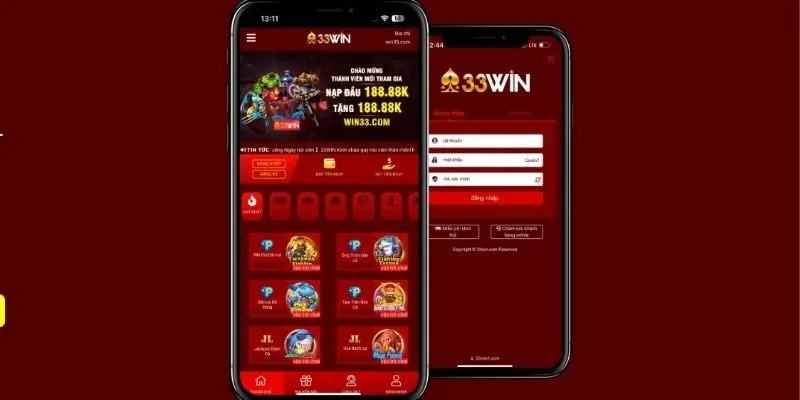 Đăng nhập nhanh vào nhà cái 33WIN qua app cá cược